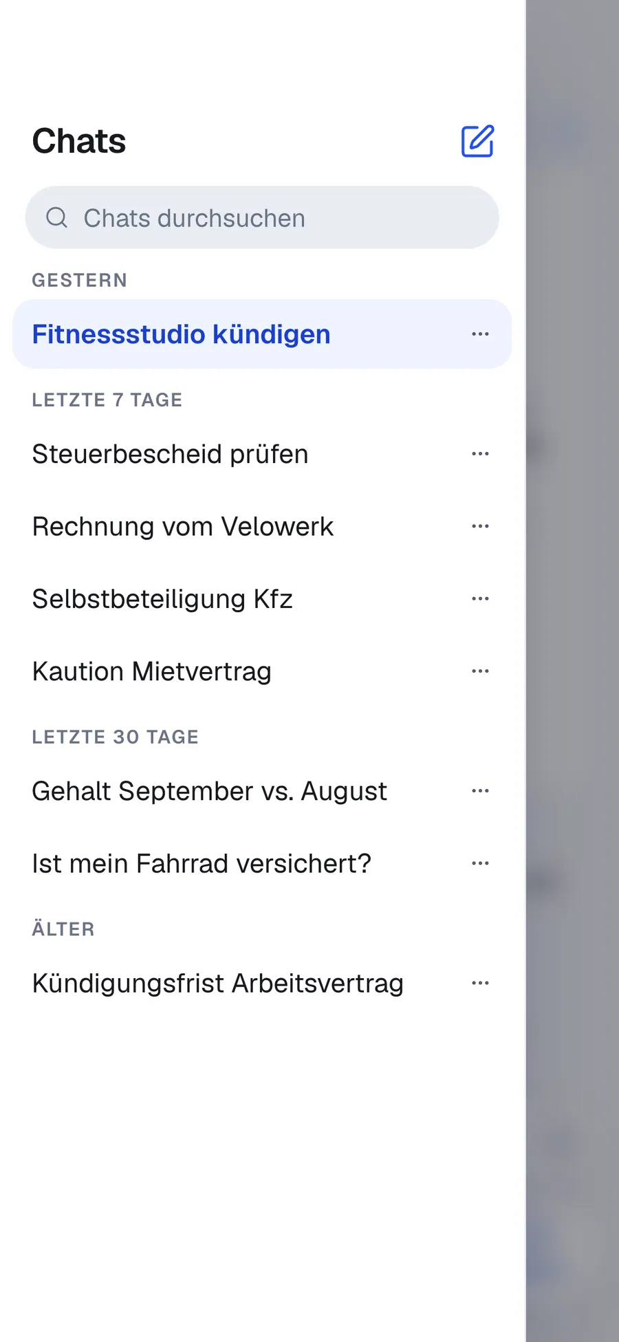 Chatverlauf am Handy